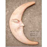 APPLIQUE LUNE EN TERRE CUITE