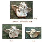 ANGES REVEURS EN TERRE CUITE