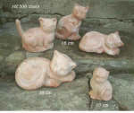 CHATS EN TERRE CUITE