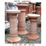 COLONNES EN TERRE CUITE