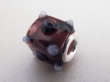 925er Glasbead "Roter Kubus"
