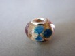 Fr�hlingsatmosph�re f�r Ihre Beads-Kombinationen: Das 925er Silber-/Glasbead "Fr�hlingsblumen"