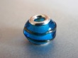 "Mobile blau" - Pandora-Style 925er Silber-/Glasbead in sehr sch�ner Farb- und Materialausf�hrung
