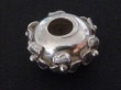 925er Sterlingsilber-Bead "Volle Bl�te": Fein gearbeiteter, Pandora-kompatibler Bead