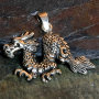 Silberanh�nger Drache