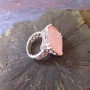 Ring Silber Rosenquarz