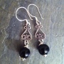 Ohrh�nger Onyx Silber