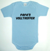 Motiv "Papa's Volltreffer"   auf Babybody