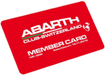 MEMBER-Card ABARTH-CLUB-SWITZERLAND