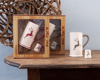 Alpenduo � Krug und Schnapsglas von Gmundner Keramik
