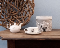 Teekanne und Tasse im Set �Royal Deer� von ppd