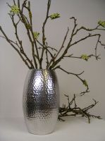 Vase aus Aluminium, hoch