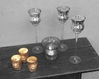 Teelichtglas - Vintage