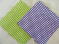 Serviette im Vichy-Karo-Look