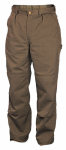 Einfarbige Bundhose mit Bundfalten und zwei Seitentaschen
