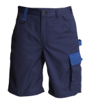 Zweifarbige Shorts in modernem Schnitt