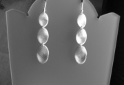 Boucles d'oreilles rondes Argent pendantes