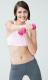Trainingshanteln aus PVC 1,0 kg