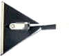 Cleanfix Sprühextraktionsgerät Zubehör Teppichadapter 1 Düse, 23 cm, mit Chromstahlhandrohr