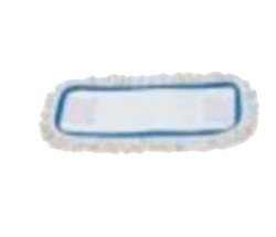 Mikrofaser-Flachmop mit Taschen, 40 cm