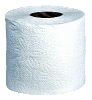 1 Pack Toilettenpapier Zellstoff, 3-lagig 250 Blatt