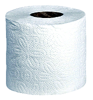 1 Pack Toilettenpapier Zellstoff, 4-lagig 160 Blatt