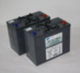 4 x Gel-Batterien à 4 x 6 V/ 180 Ah, (inkl. Verbindungskabel)