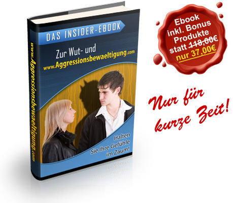Ebook zur Wut und Aggressionsbewältigung zuzügl. Bonusprodukte