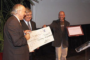 Reception du dipl�me LAUREAT de la Haute-Loire et du ch�que de 5000 �