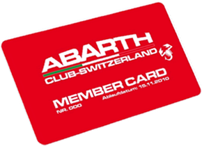 Eine Club Membercard numeriert: