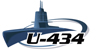 U-Boot 434 im Hamburger Hafen
