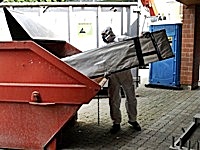 Entsorgung Asbestzementplatten