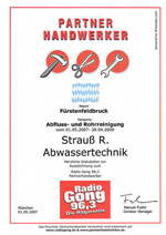 Auszeichnung zum Radio-Gong Partnerhandwerker