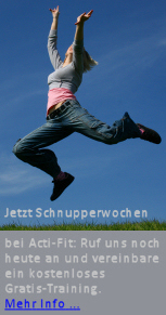 Kostenloses Probetraining bei Acti-Fit, Fitness-Studio Nieder-Olm
