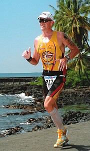 Clubmitglied Marcus bei IronMan in Hawaii