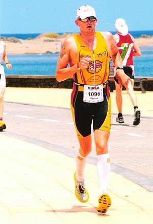 Walter Jores beim Ironman 2009 auf Lanzarote