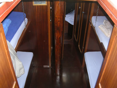 Nostalgieboot - Tiho - Innenansicht