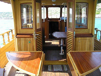Nostalgieboot - Luka - Innenansicht