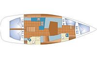 Plan: Segelyacht Elan Impression 434