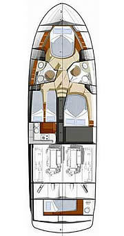 Plan: Motoryacht Jeanneau Prestige 46