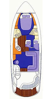 Plan: Yacht Charter Kroatien Motoryacht Sealine F 37