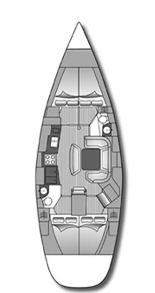 Plan: Yacht Charter Kroatien Segelyacht Sun Odyssey 45.2 - Lobel
