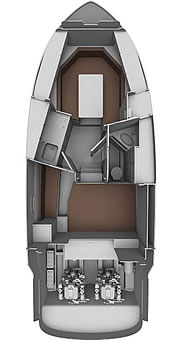 Plan Motoryacht Bavaria 28