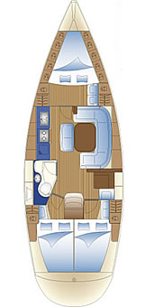 Plan: Segelyacht Bavaria 38 - Misch Ma.
