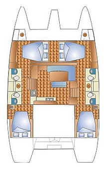 Charter Katamaran Lagoon 420 - Eragon