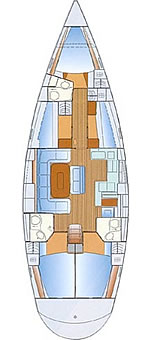 Plan: Yacht Charter Kroatien Segelyacht Bavaria 50 - Led Zeppelin
