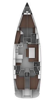Plan: Yacht Charter Kroatien Segelyacht Bavaria Cruiser 50 | Miranja VI