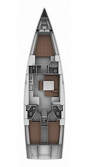 Plan: Yacht Charter Kroatien Segelyacht Bavaria Cruiser 45 | Alberdina