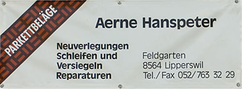 Aerne Parkettbel�ge, 8564 Lipperswil