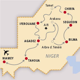 Niger, Iferouane, Agadez, W&uuml;stentour, Kameltrekking
